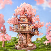 Sale Rolife 3D Wooden Puzzle - Sakura Tree House TGS04